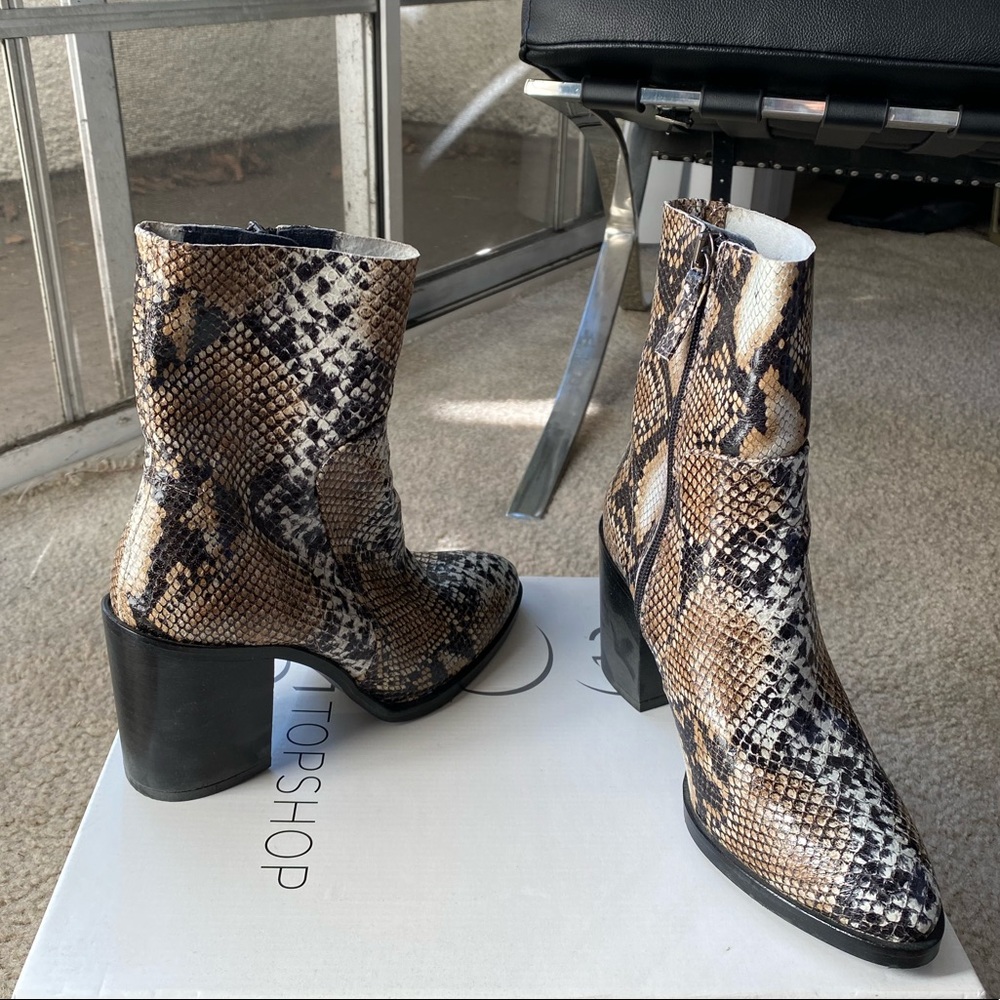 Topshop python sock boots 36/6 - Picture 6 of 7
